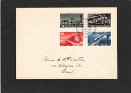 FDC , SBK Nr. 277 - 280 , 9.Aug. 1947