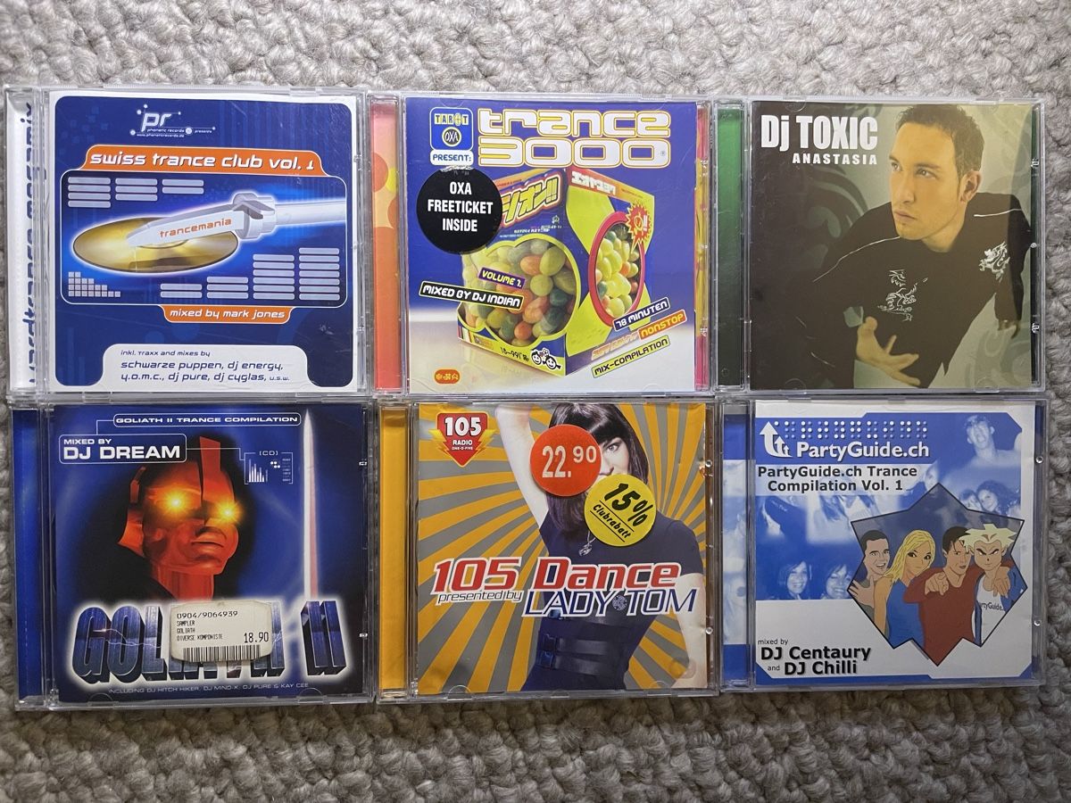 CD: 6 CDs von Swiss DJs – Usato da Reinach AG venduto da trigger7811