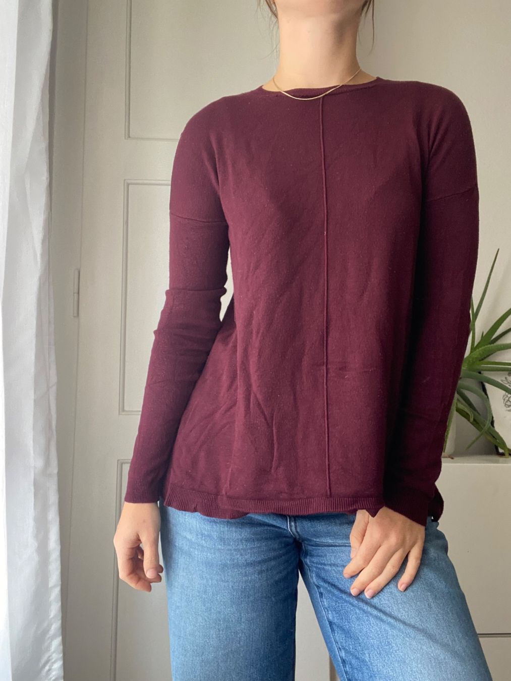Primark Maglioni & Felpe: Dunkelrotes Longsleeve – Usato da Bern venduto da Lisa_Joy