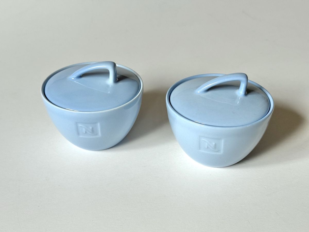 Zuccheriere: Nespresso Zuckerdosen hellblau – Usato da Wildberg venduto da wild59 1