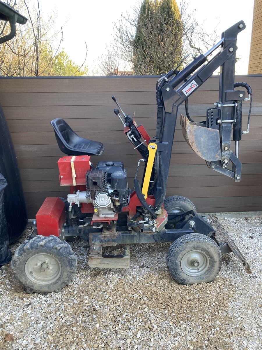 Escavatori: Jmeka Minibagger mit viel Zubehör – Usato da Lohn-Ammannsegg venduto da Christoff1
