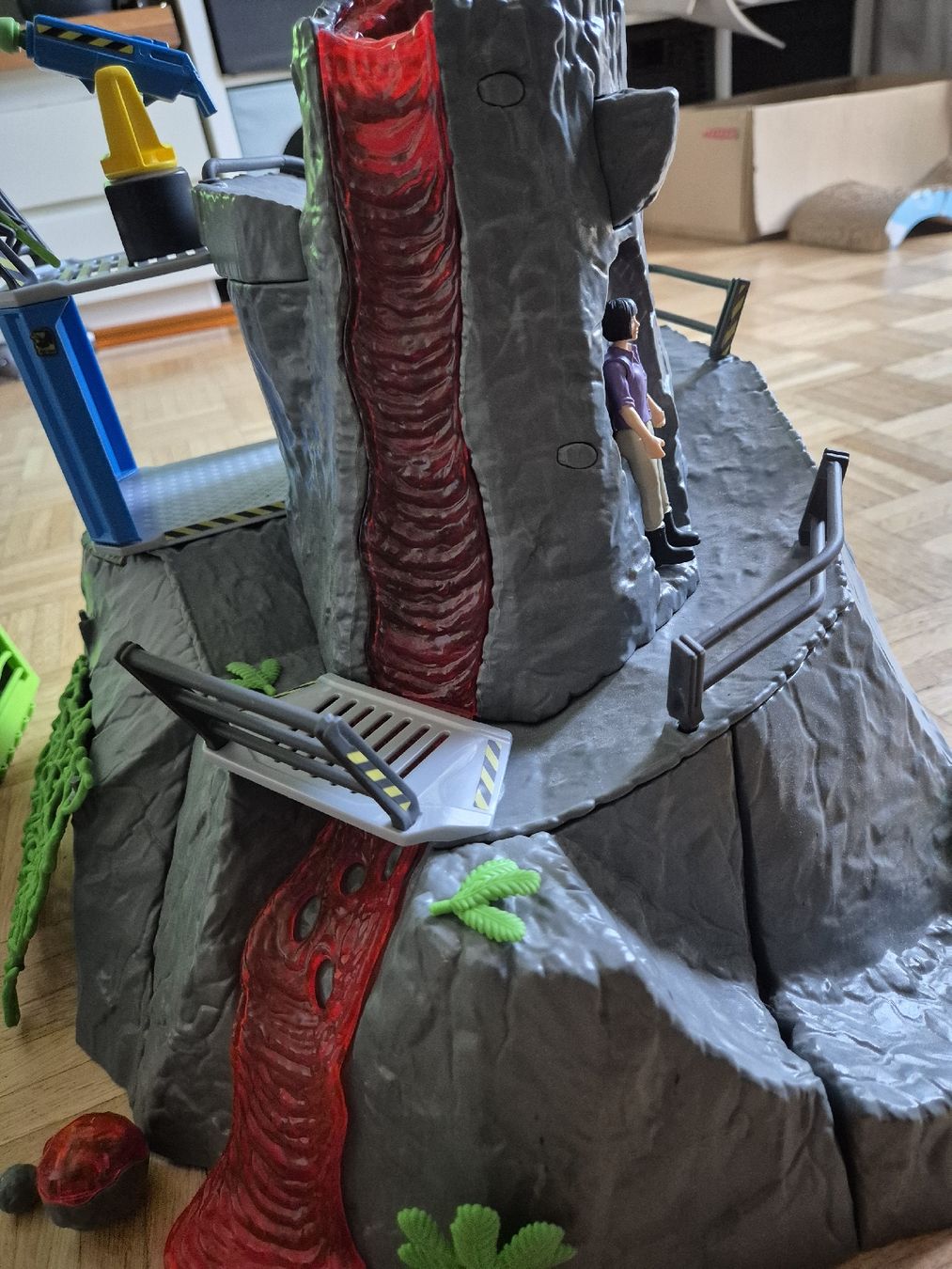 Schleich Giocattoli: Schleich Dino Forschungsstation mit Vulkan – Usato da Uttigen venduto da Aenneli33 2