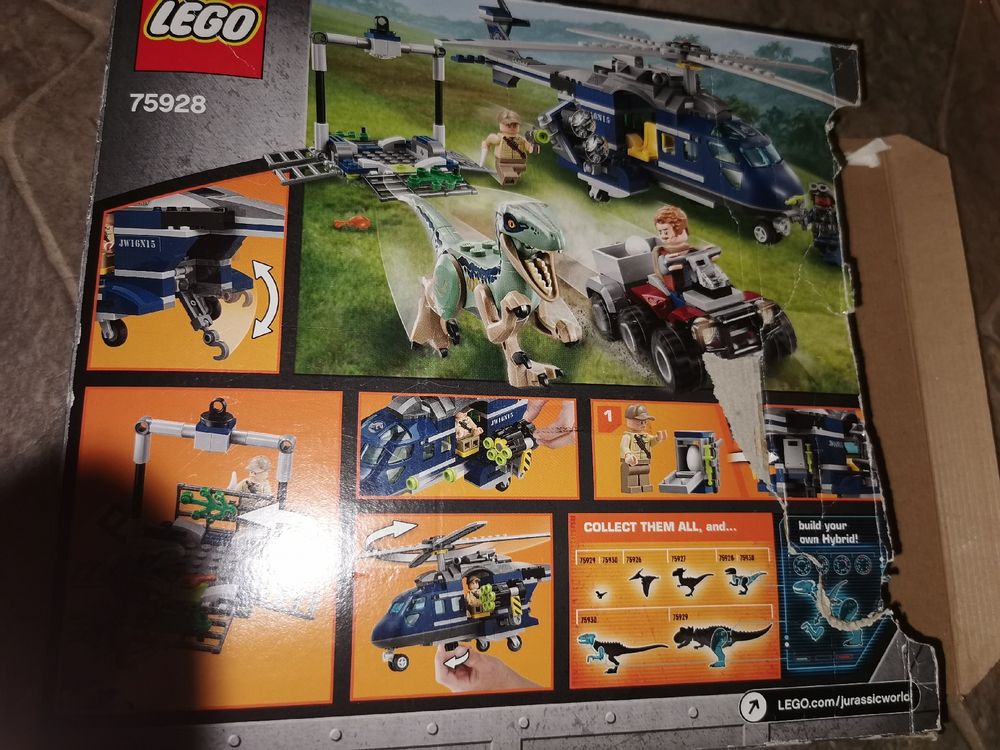 LEGO Jurassic World 75928 - Blue's Helikopter Verfolgung (Gebraucht) in ...