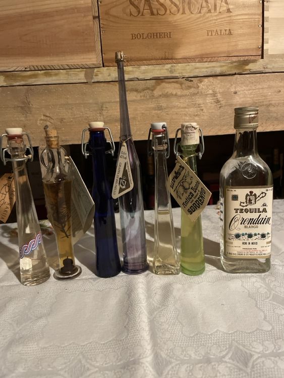 180er Set Glas-Taschenflaschen 50 Ml – Rechteckig, Mit Schraubverschluss, Für Liköre, Proben & Kleine Geschenke