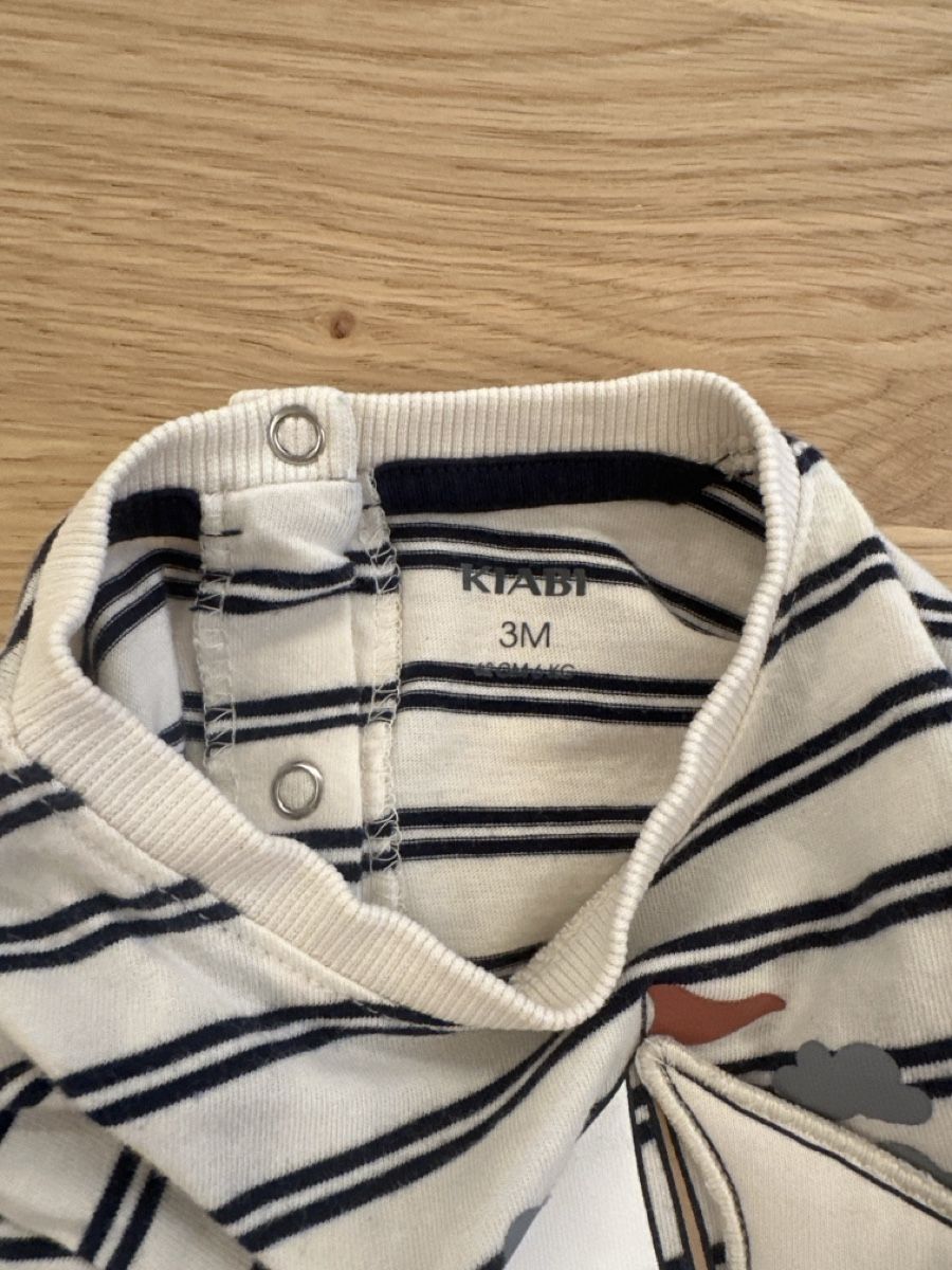 Camicie, Top & T-shirt: T-Shirt gestreift mit Boot Grösse 62 / 3M – Usato da Zürich venduto da emily.sch 2
