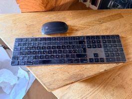 Apple Magic Keyboard 2017 mit Nummernblock und Magic Mouse