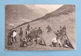 Optische Signalisten im Gebirge - Militär - 1914