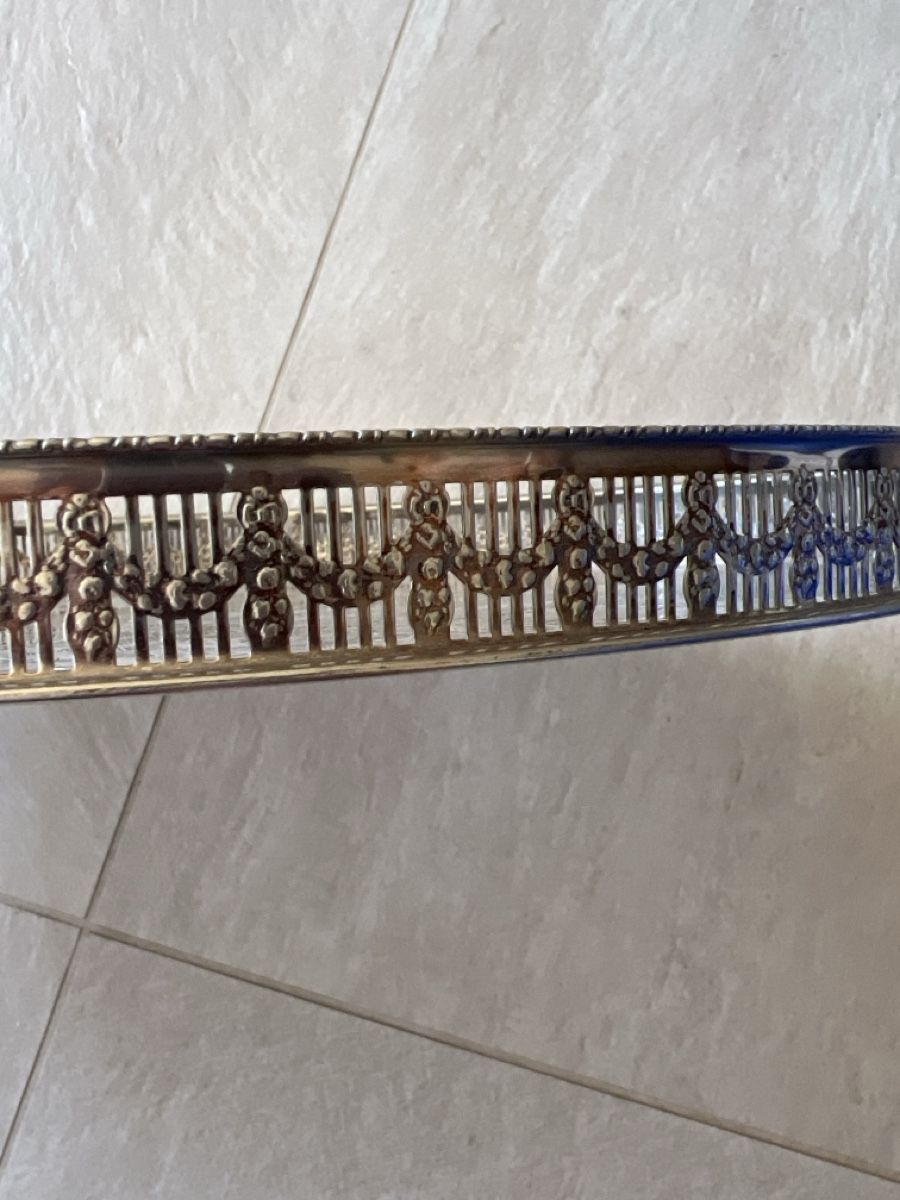 Piatti di portata: Antikes Servierteller "Alpha Plate" England, silver plated – Usato da Bolligen venduto da Solina12 1