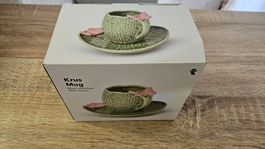 Krus mug Flying tiger (tazza con piattino) nuova
