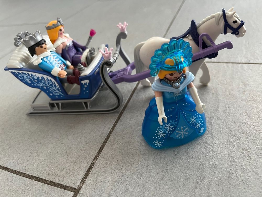 Playmobil Eiskönigin, Prinzessin und Prinz & Pferdeschlitten | Kaufen