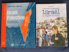 2 Livres sur Israel & Palestine  Atlas géopolitique BD