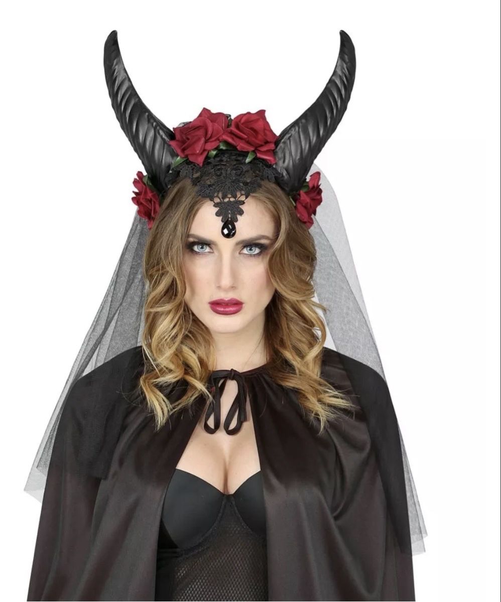 Accessori per capelli: Maleficent Hörner Kopfschmuck Halloween – Usato da Birr venduto da savasdee