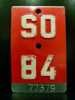 SO 84 VELONUMMER - FAHRRADSCHILD
