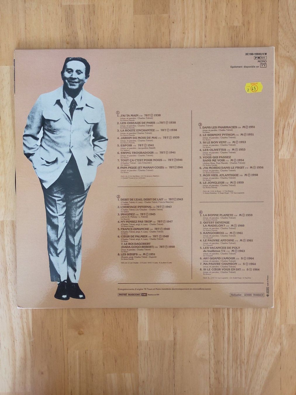 Dischi in vinile: Charles Trenet | "Charles Trenet" | 2LP – Usato da Lausanne venduto da Otvald 1