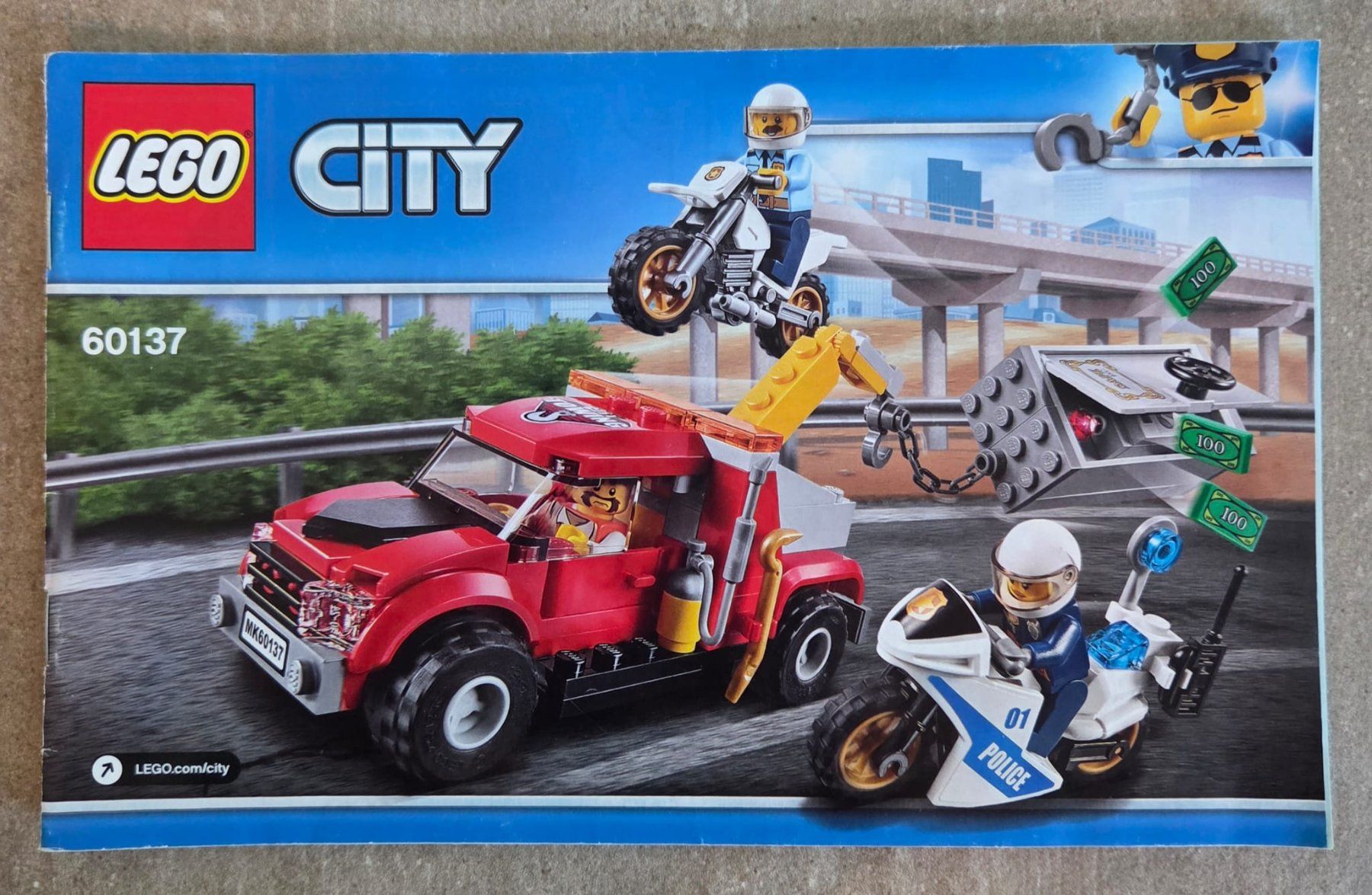 Lego Giocattoli: Abschleppwagen auf Abwegen 60137 – Usato da Steinen venduto da bra_9w8w