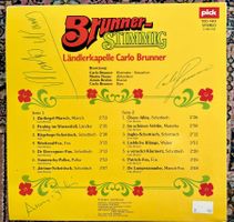 Ländlerkapelle Carlo Brunner Brunner-Stimmig SIGNIERTE LP🛀