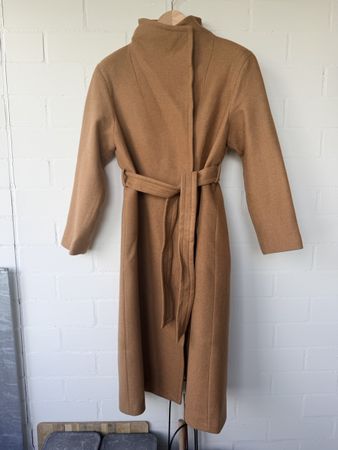 MANGO Woll Mantel braun Gr. L NEU!!!!