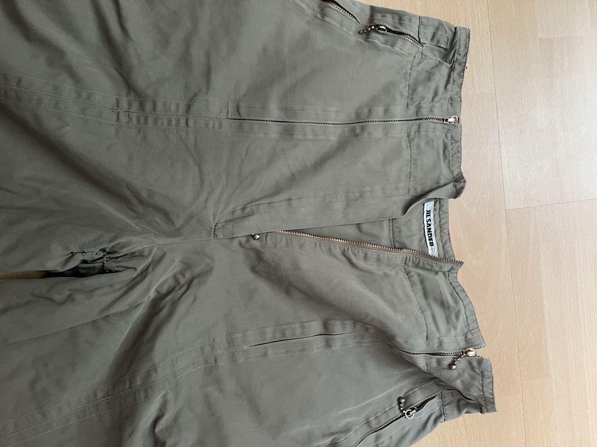 Jil Sander Pantaloni: Jil Sander Cargo Hose Damen Grösse 40 Khaki  – Usato da Zürich venduto da Milepe15 6