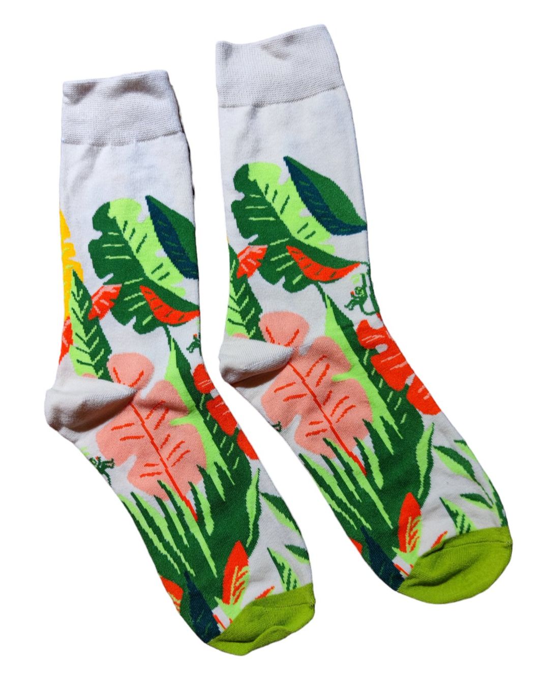 Calze: Socken Blätter / Leaves / Affen / Monkeys – Nuovo e nell'imballaggio originale da Zürich venduto da amysmith