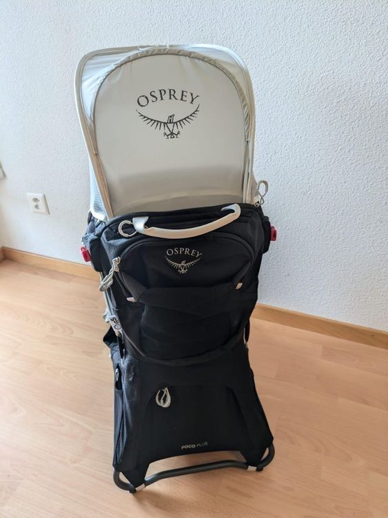 Osprey Porte-bébés ventraux & dorsaux: Kindertrage Osprey Poco Plus schwarz gebraucht – D'occasion à Volketswil par huzh 2