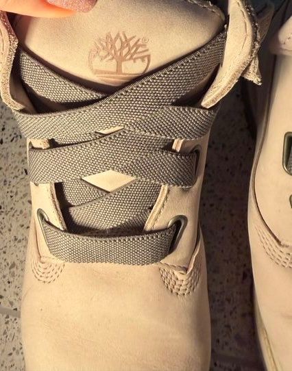 Timberland Herrenschuhe: Timberland Boots Gr.40 Hellgrau, Leder – Gebraucht aus Horn von Resvi 6