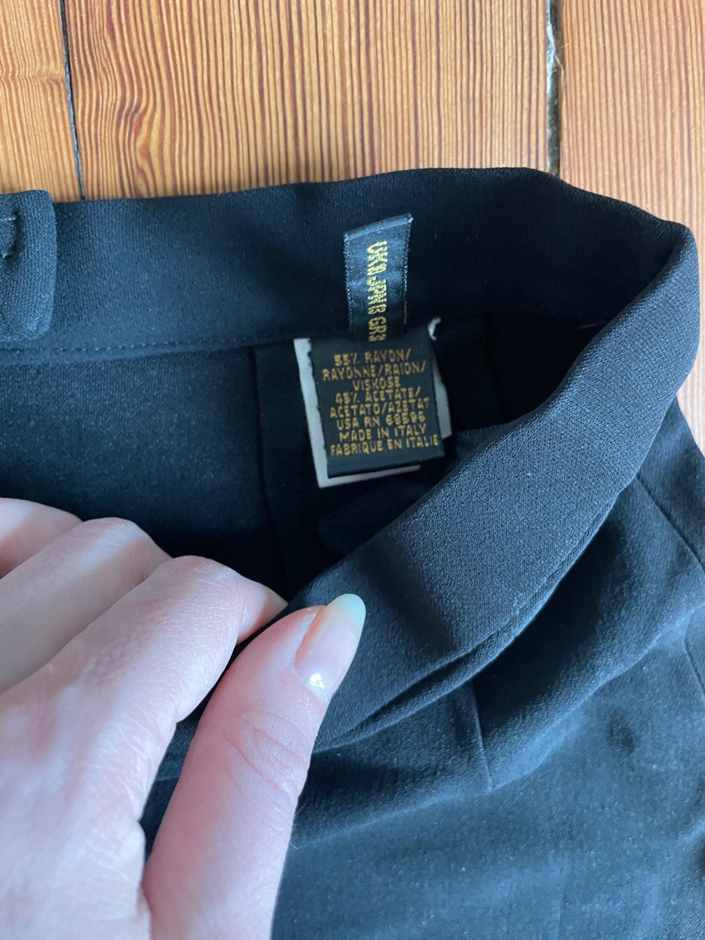 Pantaloni: Donna Karan black suit pants straight – Usato da Zürich venduto da lulu_c 1