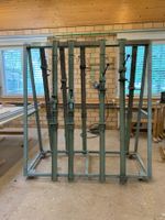 Leimständer hydraulisch auf Rädern