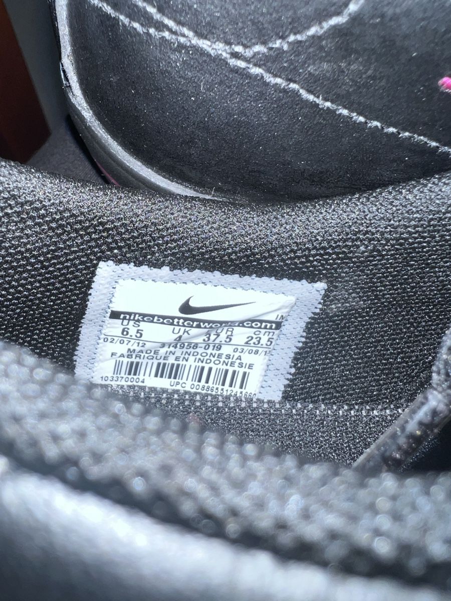 Nike Scarpe da donna: Baskets Nike noires et roses, pointure 37.5 – Usato da Lausanne venduto da monaliza1998 5