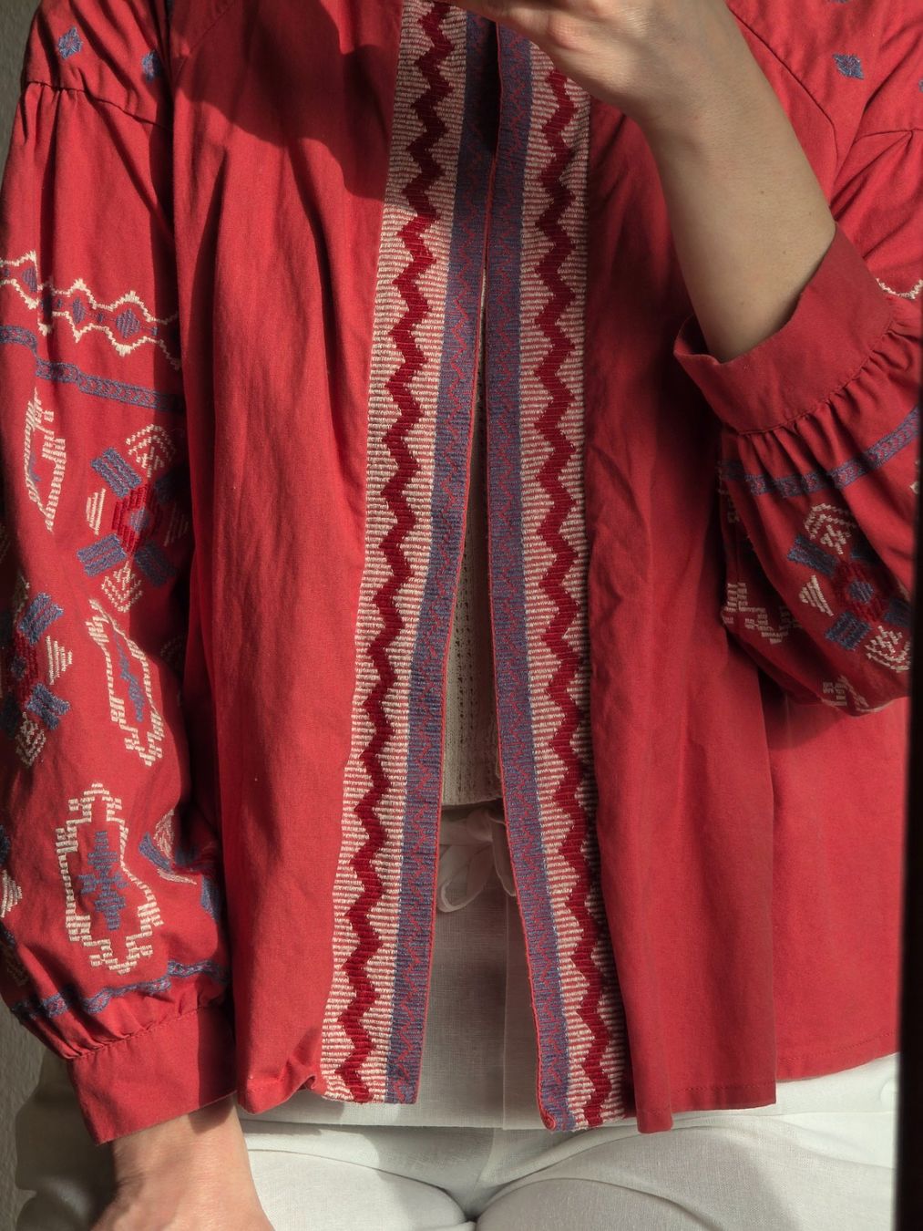 Camicette: Boho Bluse Stickerei Monsoon 100% Baumwolle Gr L – Usato da Zürich venduto da tsu_76bc 2
