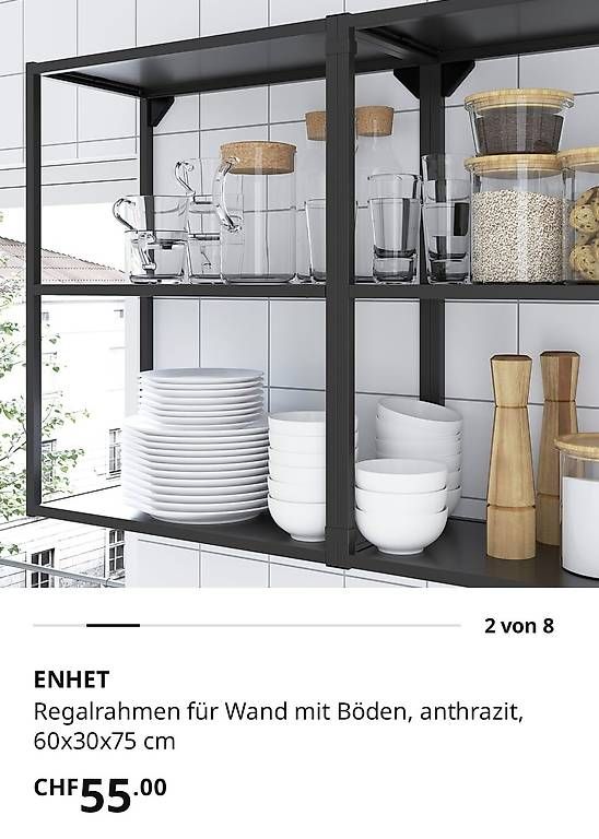 Scaffali: IKEA Enhet Wandregal 2 Stück  – Usato da Mels venduto da Helimo