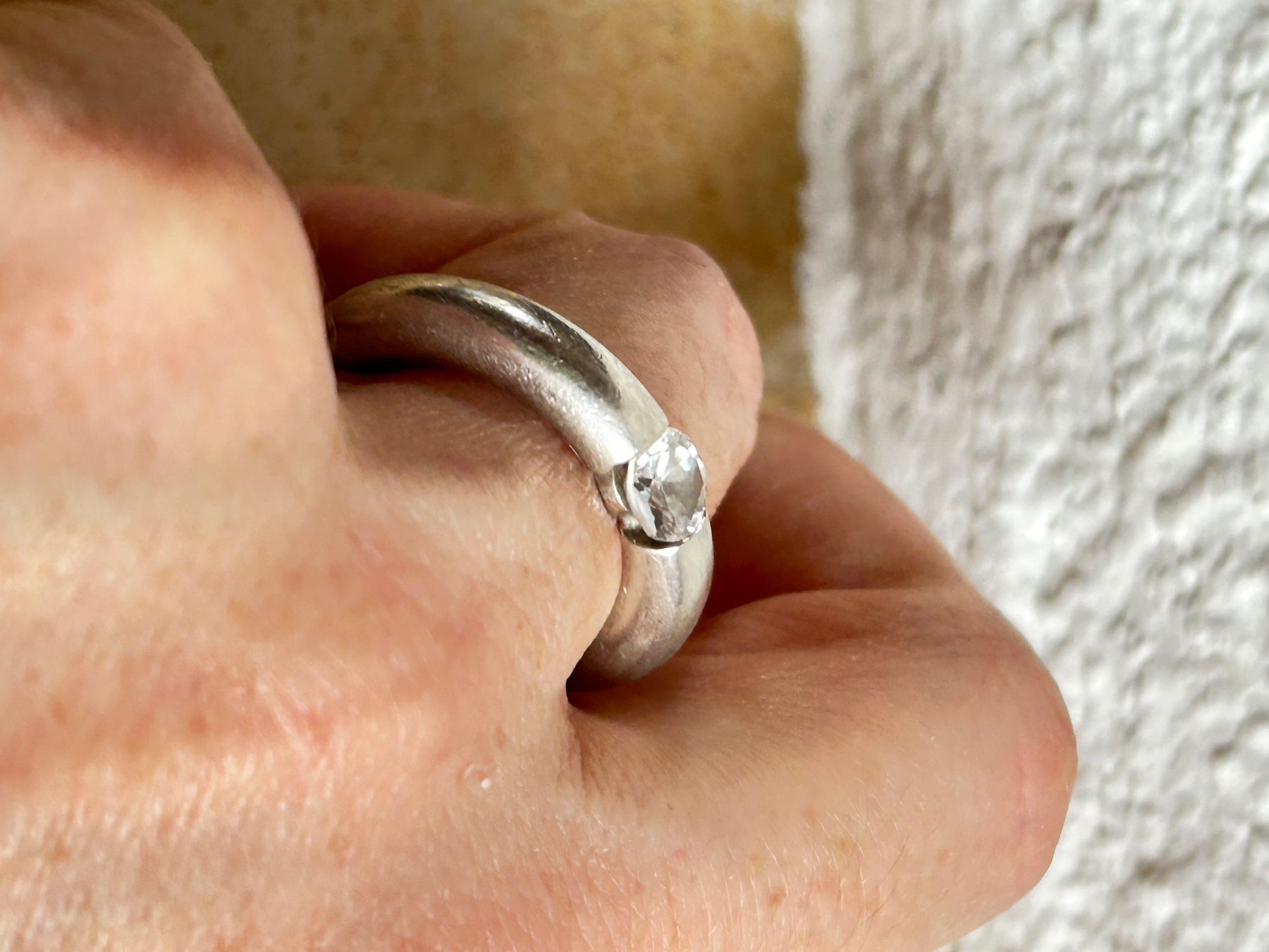 Ringe: DESIGNERRING UNI SCHLICHT (Grösse 54) – Gebraucht aus Laufen von Bellebellezza 9