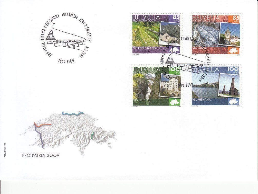 Tutti i francobolli: CH Ausgaben 2 / 2009 FDC – Usato da Bürglen TG venduto da StampGraf 5