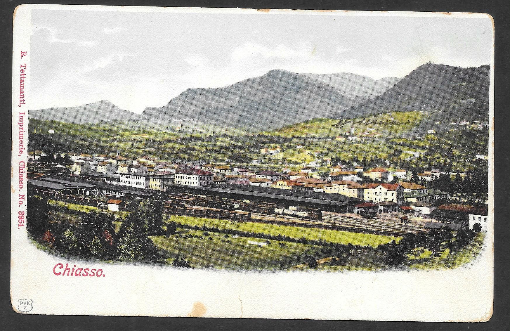 Cartoline postali: Chiasso Panorama con stazione – Usato da Olten venduto da clotaldi