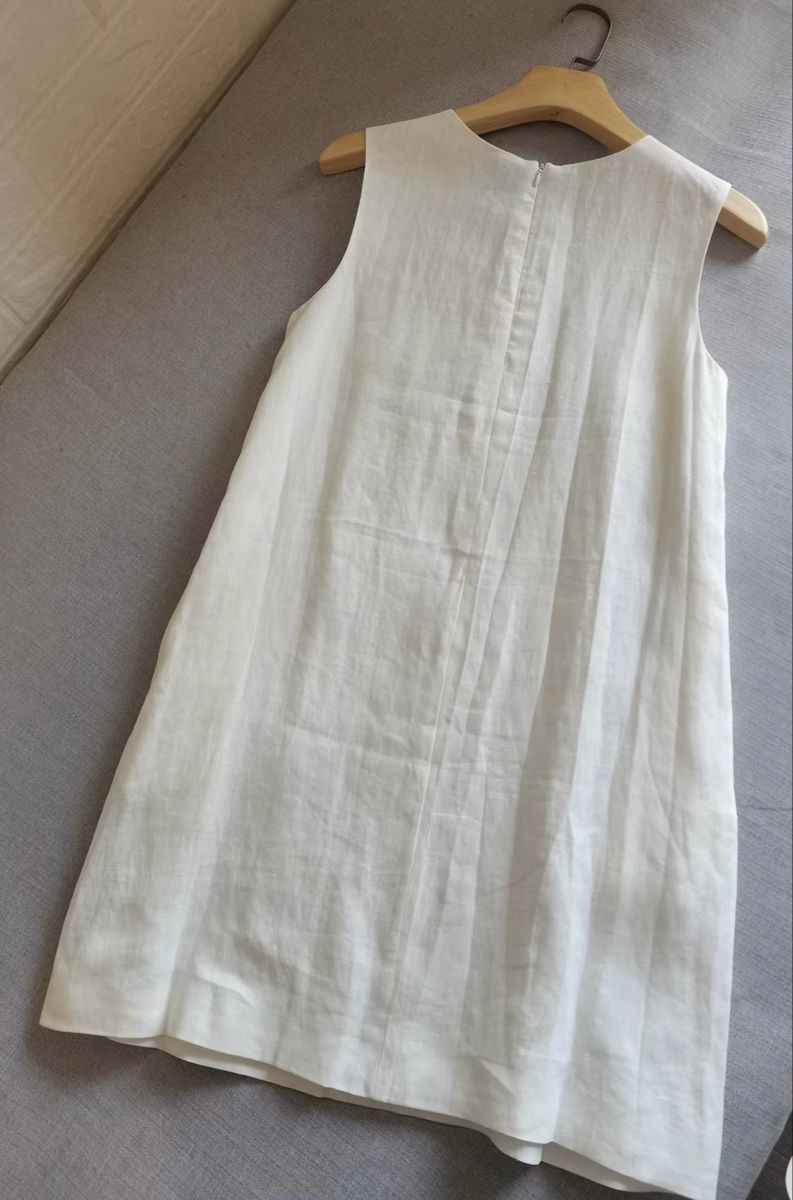 Kleider: 100% linen dress white  – Neu und originalverpackt aus Veyras von ValClasse 1
