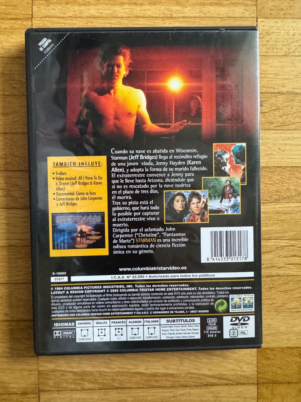 Tutti i DVDs: STARMAN (DVD). JOHN CARPENTER – Usato da Basel venduto da san_2qlq 1