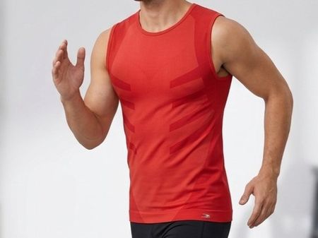 Men 2x rote trainingsshirt crane gr. S ab 1chf!