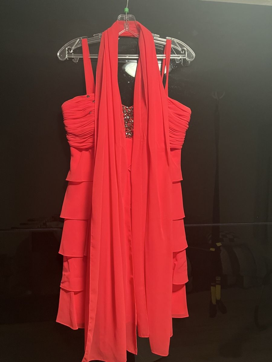 Kleider: Elegantes, Cocktailkleid mit Stola – Gebraucht aus Abtwil SG von Isi1 1