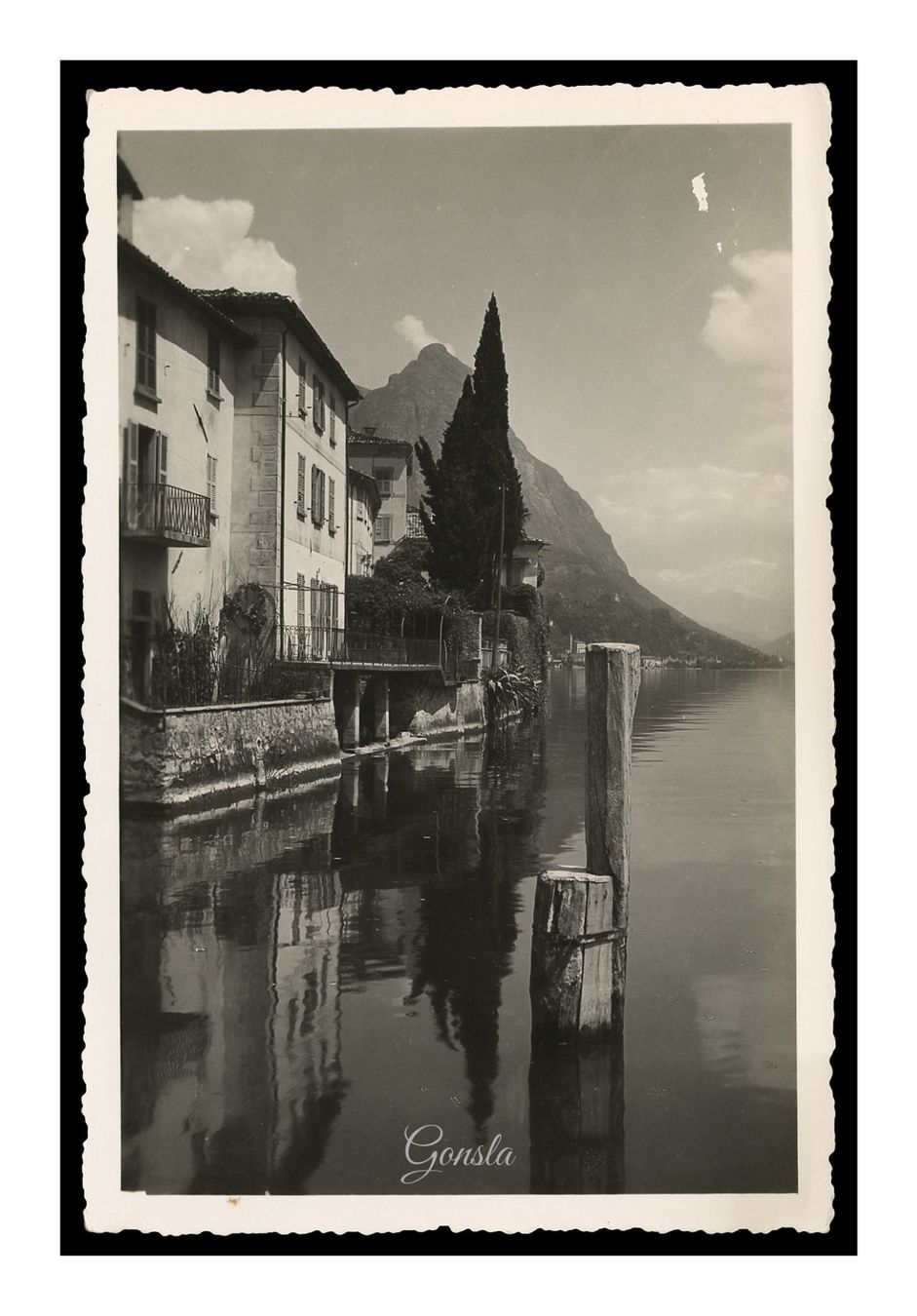 Ansichtskarten: ORIA - 1937 "Lago di Lugano" – Gebraucht aus Onex von gonsla01