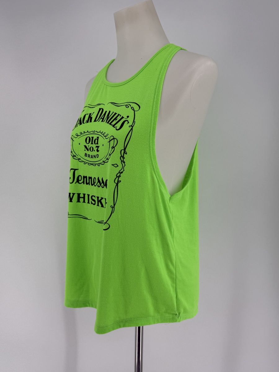 Top: Tanktop Jack Daniel's Neongrün Gr. L – Usato da Auenstein venduto da moin.
