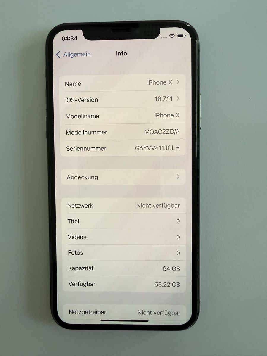 Apple Telefoni cellulari / Smartphones: Apple iPhone X / 64 GB / spacegrey – Usato da Weinfelden venduto da Stefanreinhard 4