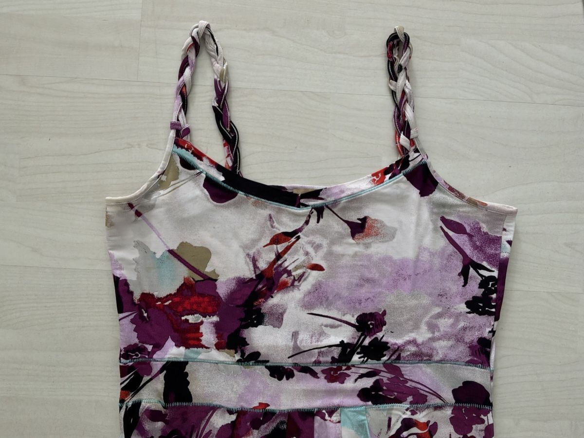 Vestiti: Sommer-Maxikleid mit Trägern, weiss-multicolor – Nuovo (secondo la descrizione) da Bremgarten AG venduto da Belana0 2