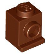 Lego 18x Stein (4070) rotbraun