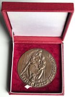 Bronze-Medaille Jungfrau Maria mit Kind
