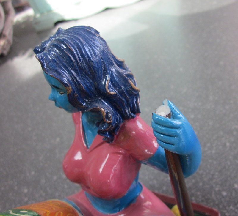 Sculture & Statue: Skulptur "Fatty Girl" Playing Billard – Usato da Bischofszell venduto da Pfau0 9