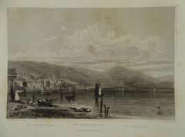 ZUG GEGEN DEN RIGI, STAHLSTICH 1836/1838
