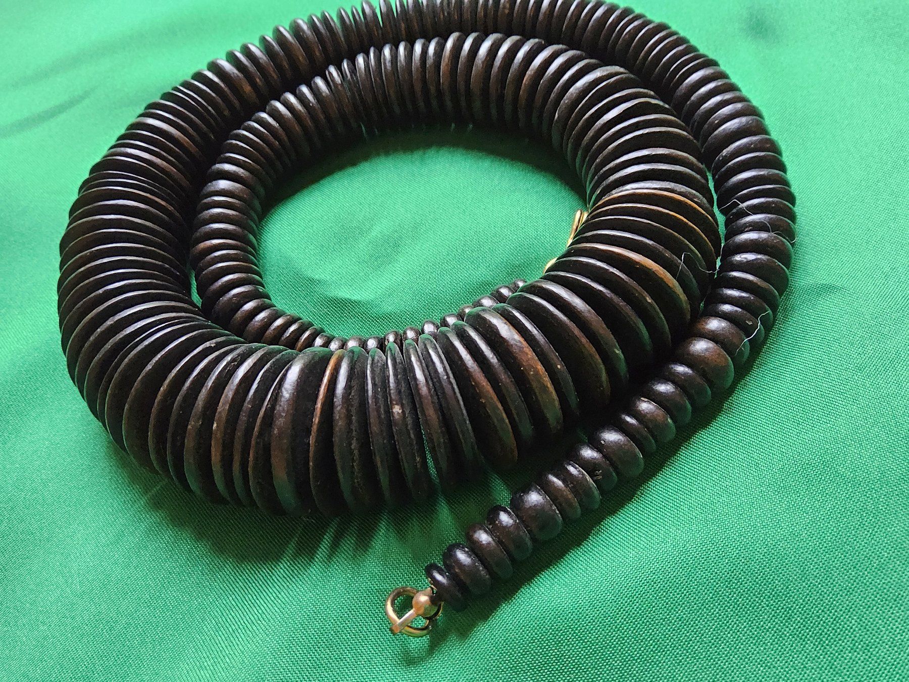 Catenine: Vintage BOHO Kokosnussschalen Halskette Collier – Usato da Zürich venduto da SciTec 1