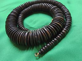 Vintage BOHO Kokosnussschalen Halskette Collier