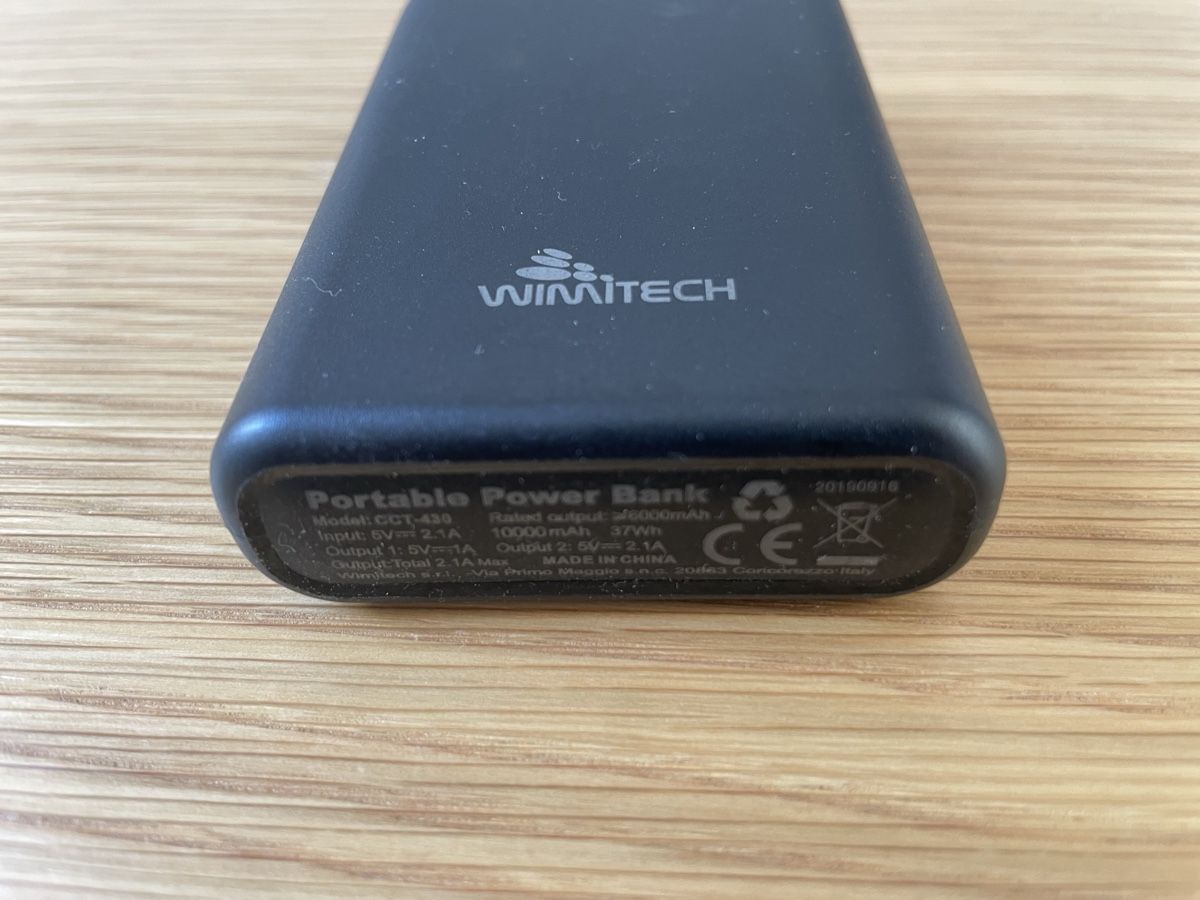 Ladegeräte: Wimitech Powerbank, 10000mAh – Gebraucht aus Basel von car_bgg7