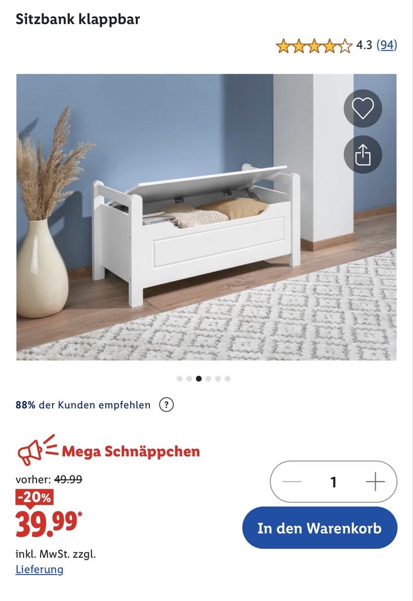 Bänke: Sitzbank klappbar – Gebraucht aus Sachseln von abOW 1