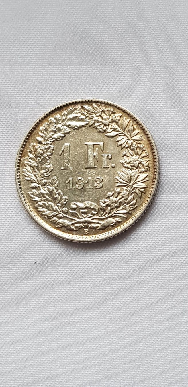 Alle Münzen: 1 Franken 1913 Schweiz – Gebraucht aus Dällikon von Toyfan 3